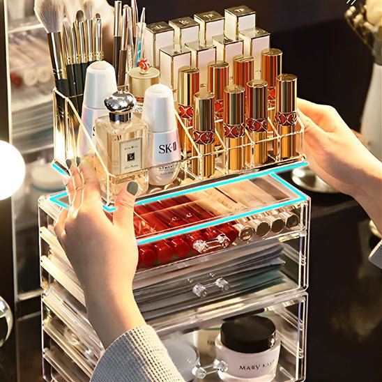 Boite rangement maquillage | Beauté Organisée - Nina Harmonie