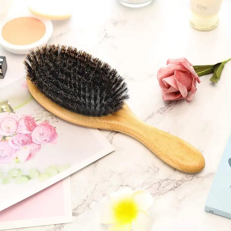 Brosse à poil de sanglier | Brosse Éco - Nina Harmonie