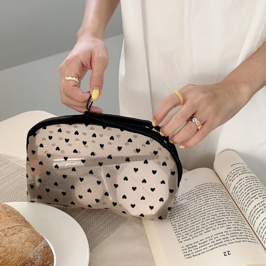 Trousse à maquillage-Cœur Voyage