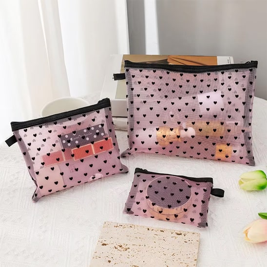 Trousse à maquillage-Cœur Voyage