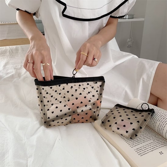 Trousse à maquillage-Cœur Voyage
