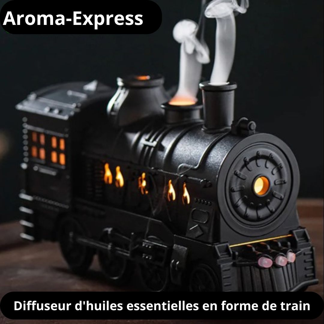 Diffuseur d'huiles essentielles en forme de train/Aroma - Express - Nina Harmonie