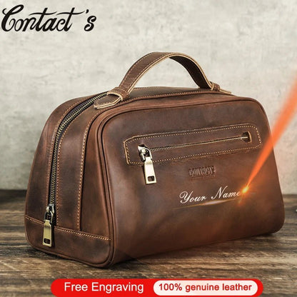 Grande trousse de toilette - Cuir Prestige - Nina Harmonie