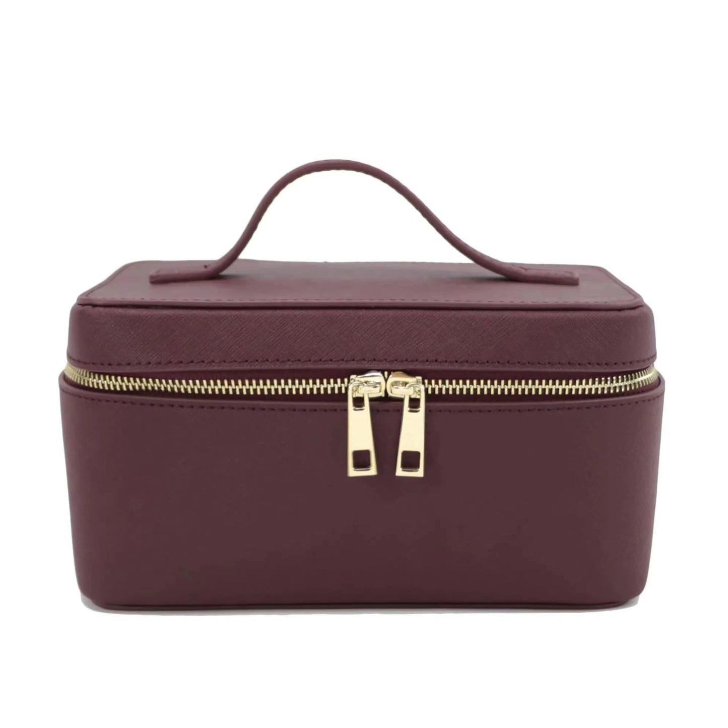 Trousse de maquillage-Cuir Saffiano