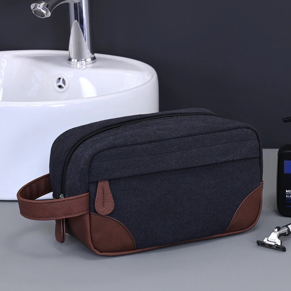 Trousse de toilette de voyage homme - Globetrotteur - Nina Harmonie