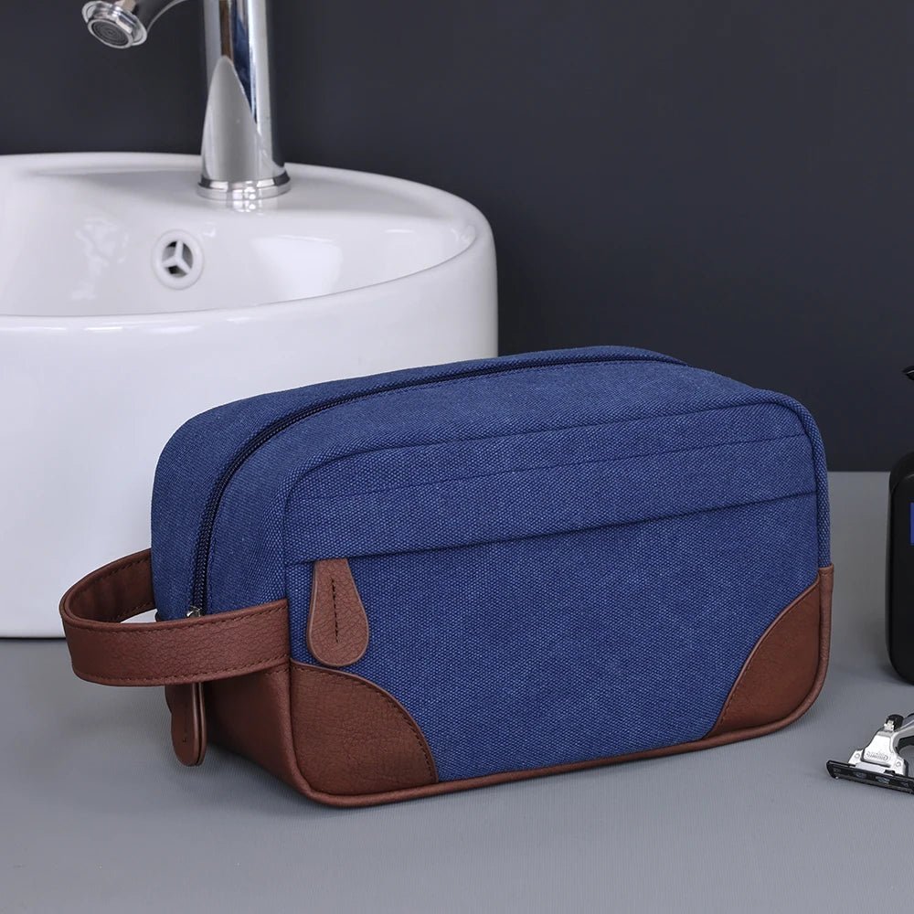 Trousse de toilette de voyage homme - Globetrotteur - Nina Harmonie