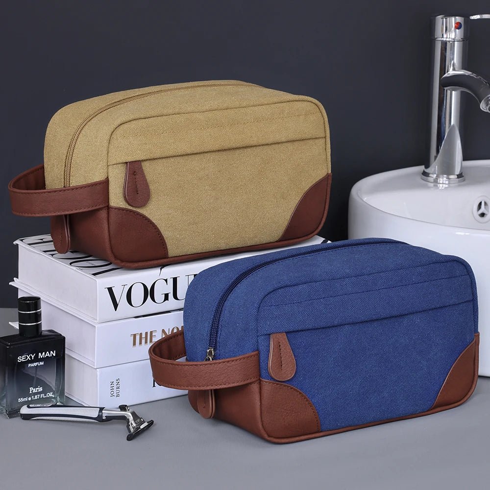 Trousse de toilette de voyage homme - Globetrotteur - Nina Harmonie