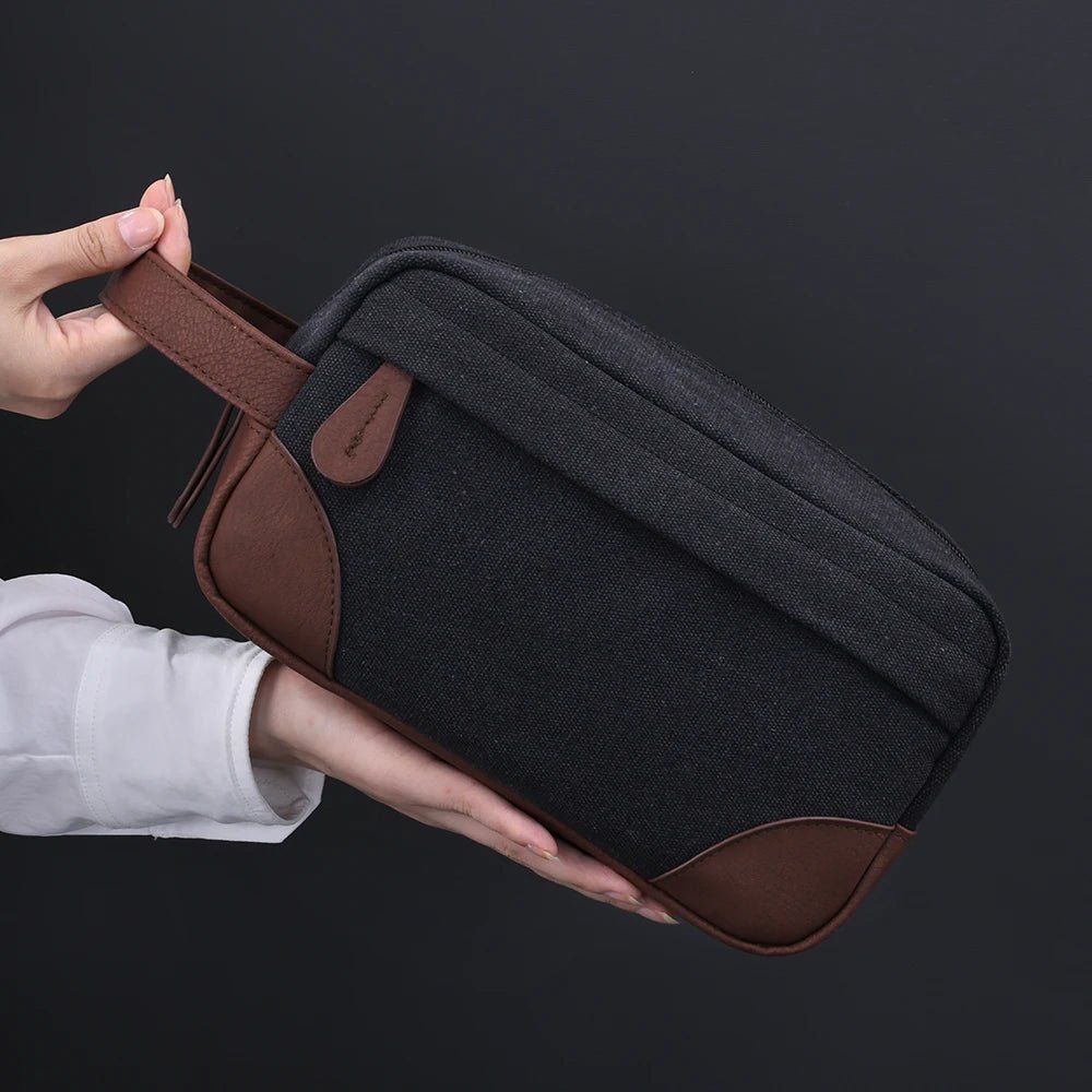 Trousse de toilette de voyage homme - Globetrotteur - Nina Harmonie