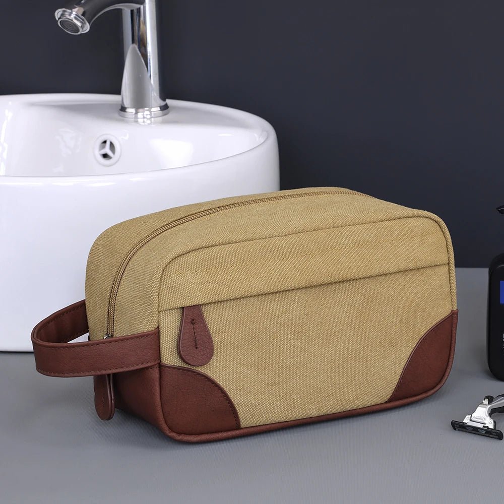 Trousse de toilette de voyage homme - Globetrotteur - Nina Harmonie