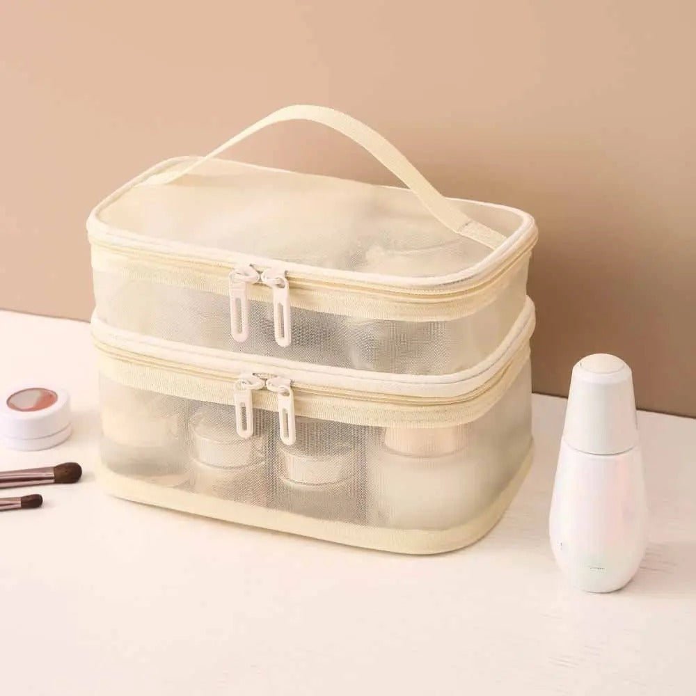 Trousse de toilette femme - Élégance Rétro - Nina Harmonie