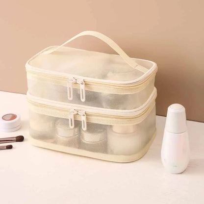 Trousse de toilette femme - Élégance Rétro - Nina Harmonie