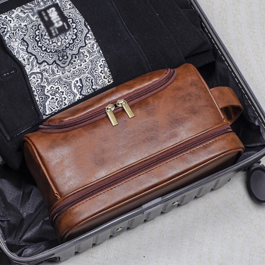 Trousse de toilette homme voyage - Elegant Travel - Nina Harmonie