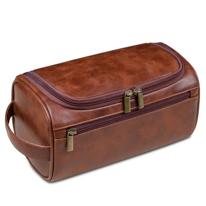 Trousse de toilette personnalisée - Essentiel en Cuir - Nina Harmonie